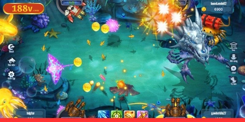 Biết cách kết hợp nhiều vũ khí chính là thủ thuật bắn cá online bất bại