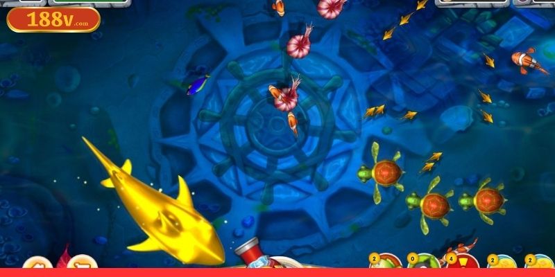 Nên bắn trực tiếp vào những chú cá vừa mới xuất hiện